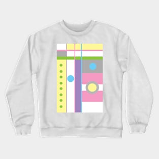 Pop Mod Pastels Crewneck Sweatshirt